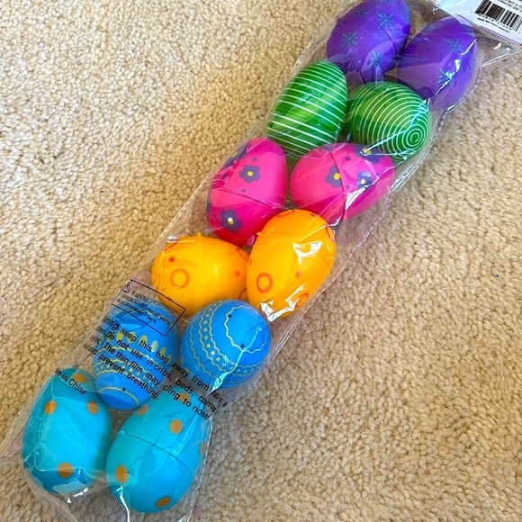 Brand New Easter Basket Bundle Dragonfly Felt Glitter Eggs Printed Colorful Lot - Picture 11 of 16
